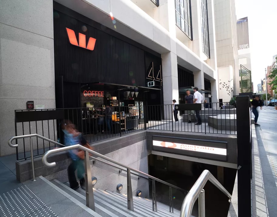 Ground view of 44 Market Street. An A grade building.