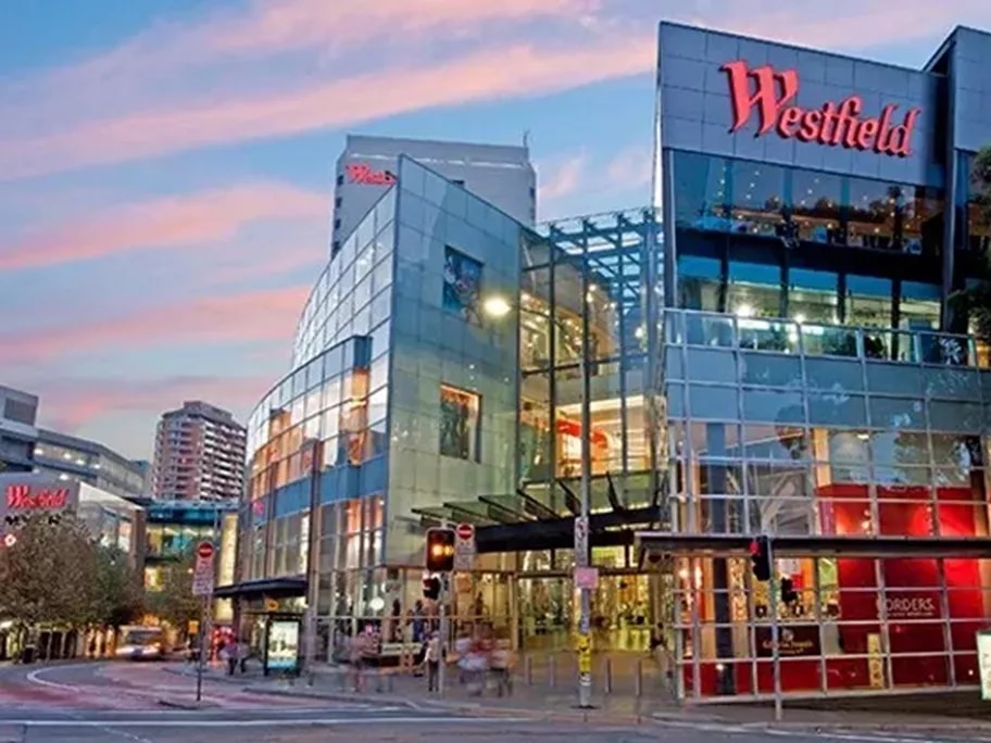 Bondi Junction area with Servcorp Westfield Tower 2 in the back