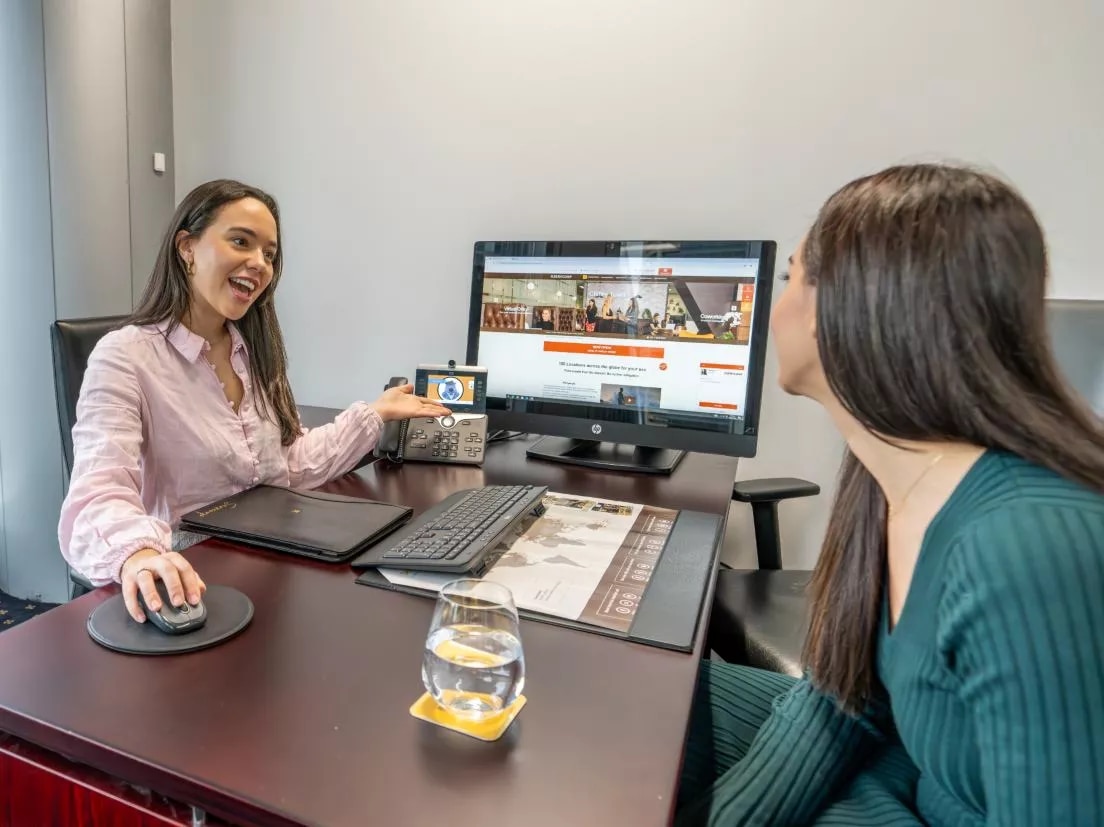 Clients in a private, serviced offices in Servcorp Chifley Tower