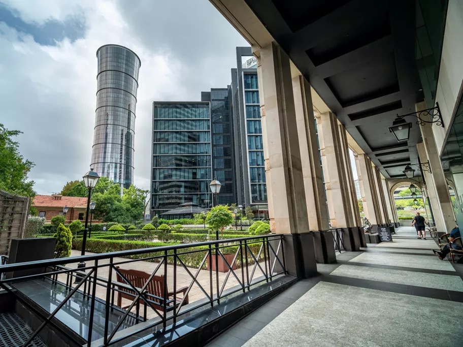 A grade building of Servcorp Capital Square Tower 3 Perth in the centre of the CBD